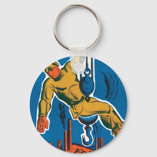 See the Soviet Union in the Making Key Ring (Front)
