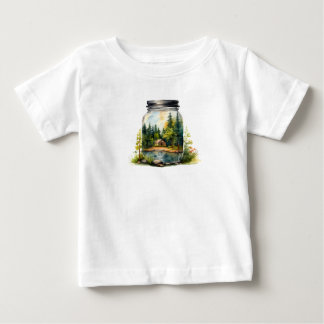 See the stream, the house in the glass jar baby T-Shirt