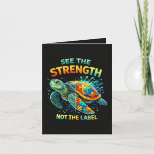 See the Strength Turtle Autism Acceptance Holiday Card
