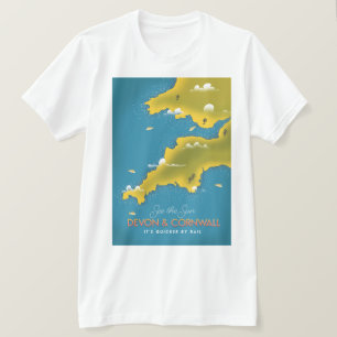 See the Sun - Devon & Cornwall travel poster. T-Shirt