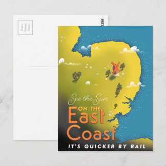 See the Sun on the East Coast. Postcard