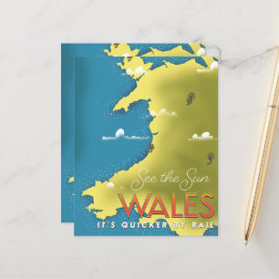 See the Sun Wales travel poster.