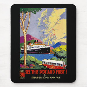 See This Scotland First! Mouse Mat