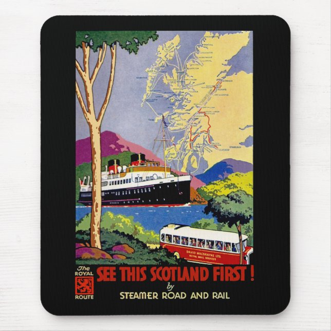 See This Scotland First! Mouse Mat (Front)