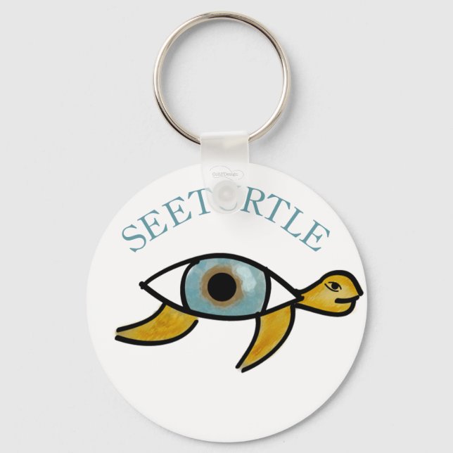 See Turtle Key Chain (Front)