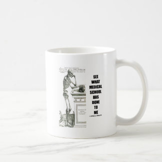 See What Medical School Has Done To Me (Skeleton) Coffee Mug