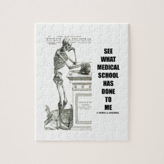See What Medical School Has Done To Me (Vesalius) Jigsaw Puzzle