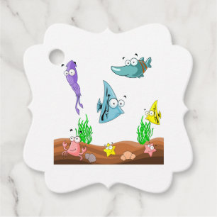 SEE WHAT'S UNDER SEA FAVOUR TAGS