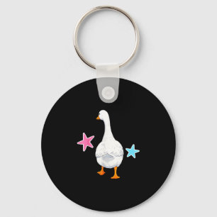 See ya soon goose funny goose saying quote key ring
