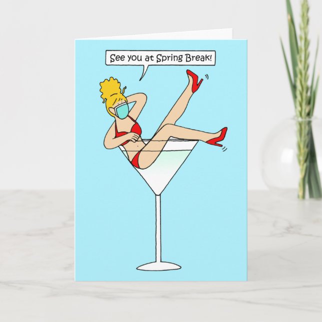 See You at Spring Break Card (Front)