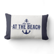 See You At The Beach Cushion