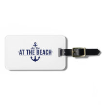 See You At The Beach Luggage Tag