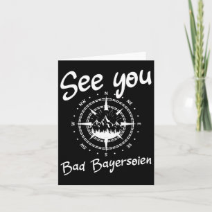 See You Hiking Bad Bayersoien Germany Vacation Ski Card