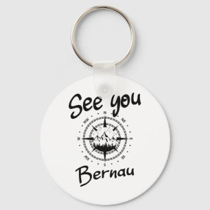 See You Hiking Bernau Germany Vacation Ski Comp Key Ring