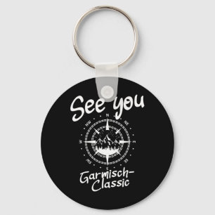 See You Hiking Garmisch-clic Germany Vacation Ski Key Ring
