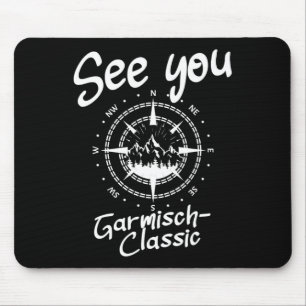 See You Hiking Garmisch-clic Germany Vacation Ski Mouse Mat