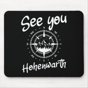 See You Hiking Hohenwarth Germany Vacation Ski Com Mouse Mat