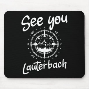 See You Hiking Lauterbach Germany Vacation Ski Com Mouse Mat