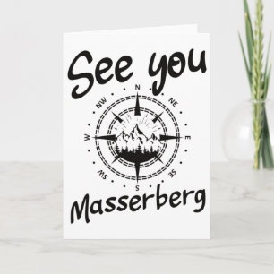 See You Hiking Merberg Germany Vacation Ski Comp Card
