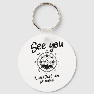 See You Hiking Neustadt Am Rennsteig Vacation Ski Key Ring