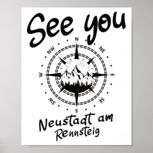 See You Hiking Neustadt Am Rennsteig Vacation Ski Poster