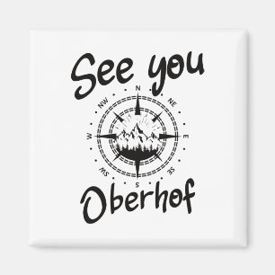 See You Hiking Oberhof Germany Vacation Ski Comp Magnet