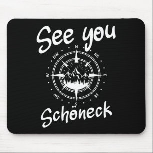 See You Hiking Schöneck Germany Vacation Ski Comp Mouse Mat