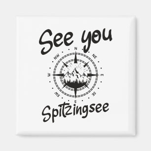 See You Hiking Spitzingsee Germany Vacation Ski Co Magnet