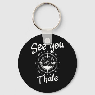 See You Hiking Thale Germany Vacation Ski Comp Key Ring