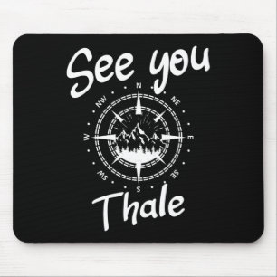 See You Hiking Thale Germany Vacation Ski Comp Mouse Mat
