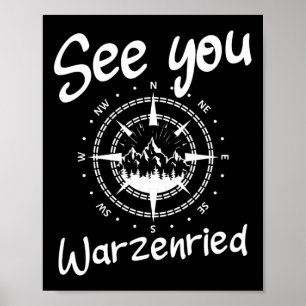 See You Hiking Warzenried Germany Vacation Ski Com Poster