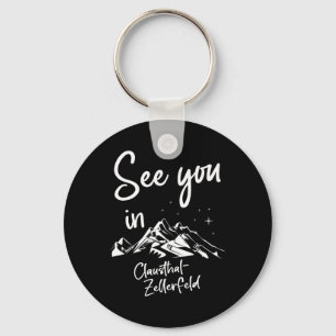 See You In Clausthal-zellerfeld Snowboarding Vacat Key Ring