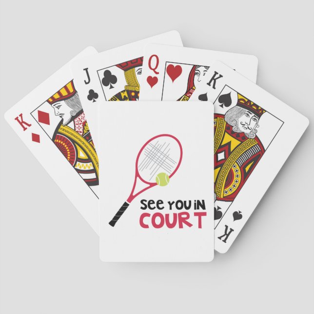 See You In Court Playing Cards (Back)