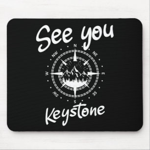 See You In Keystone Usa Vacation Ski Comp Mouse Mat