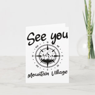 See You In Mountain Village Colorado Vacation Ski Card