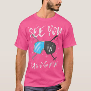 See You In Savognin Switzerland Hiking Vacation Sk T-Shirt