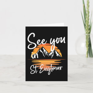 See You In St. Englmar Germany Vacation Ski  Card