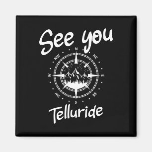See You In Telluride Usa Vacation Ski Comp Magnet