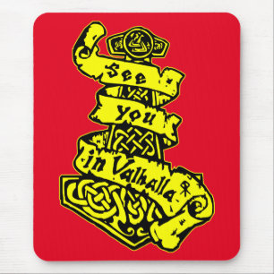 See You In Valhalla #USAPatriotGraphics © Mouse Mat