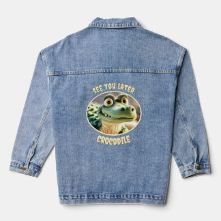 See you later denim jacket