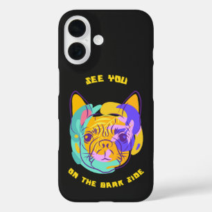 See You on the Bark Side Dog Pun iPhone 16 Case