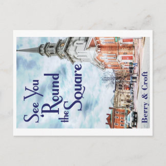 See You 'Round the Square Postcard