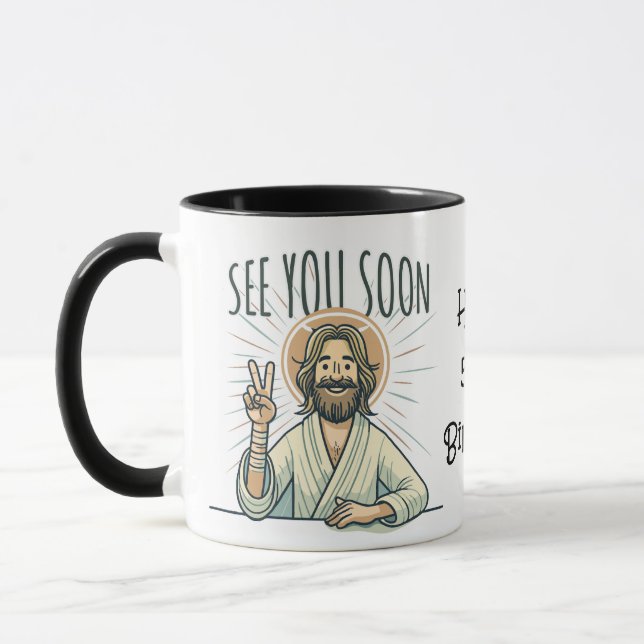 "See you soon" Custom Mug (Left)
