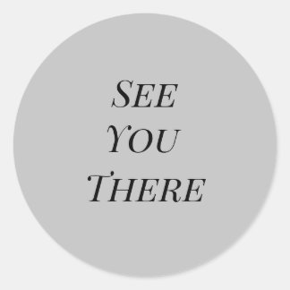 See you There Envelope Sticker