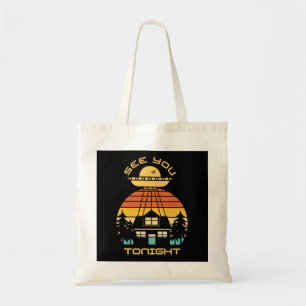 See You Tonight Funny Alien UFO Tote Bag