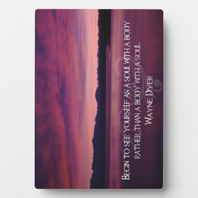 See Yourself Inspirational Photo Plaque (Front)