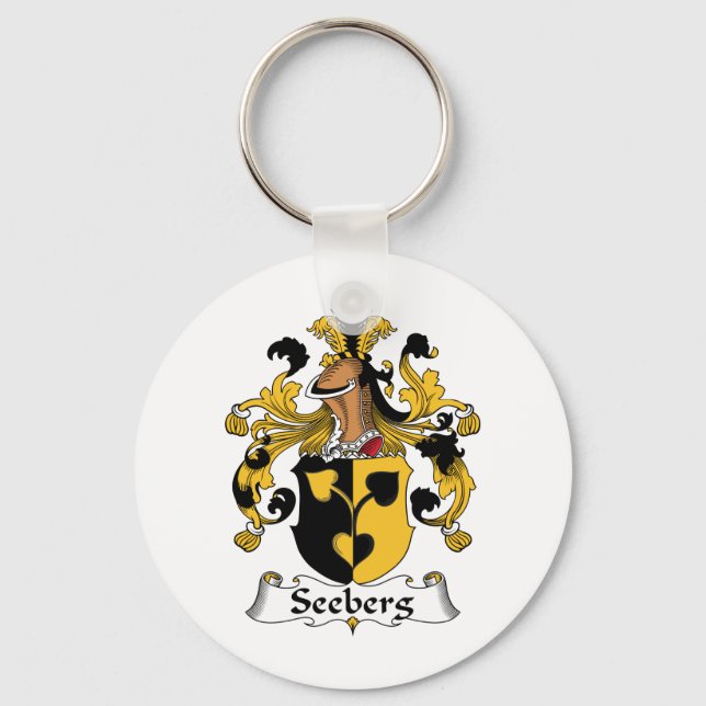 Seeberg Family Crest Key Ring (Front)