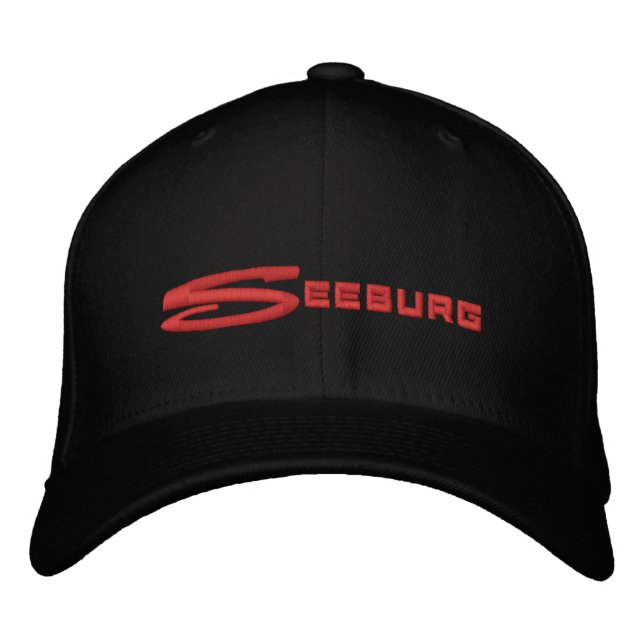 Seeburg Red Logo Black Cap (Front)