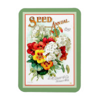 Seed Annual 1879 Sage Green Magnet