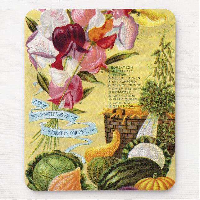 Seed catalogue page #21 Mousepad (Front)